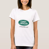 Landverwarming: Land Rover parody T-shirt (Voorkant)