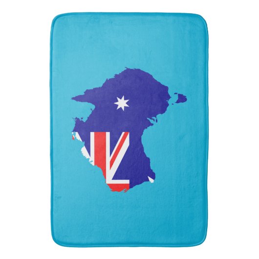 Landvlag Australië Badmat (Voorkant Verticaal)