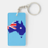 Landvlag Australië Sleutelhanger (achterkant)