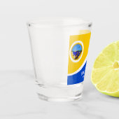 Landvlag Long Beach Shot Glas (Links)