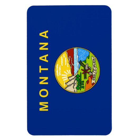 Landvlag Montana Magneet (Verticaal)