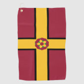 Landvlag Northamptonshire Golfhanddoek (Voorkant)