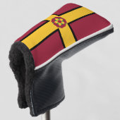 Landvlag Northamptonshire Golfheadcover (3/4 voorkant)
