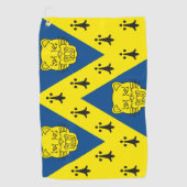 Landvlag Shropshire Golfhanddoek (Voorkant)