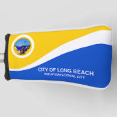 Landvlag van Long Beach Golfheadcover (Voorkant)