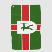 Landvlag van Nottinghamshire Golfhanddoek (Voorkant)