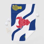 Landvlag van Oxfordshire Golfhanddoek (Insitu)