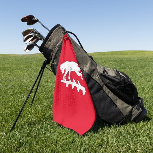 Landvlag Warwickshire Golfhanddoek (Groen)