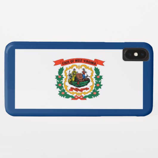 Landvlag West Virginia Case-Mate iPhone Case (Achterkant (horizontaal))