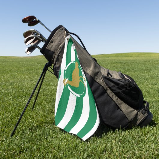 Landvlag Wiltshire Golfhanddoek (Groen)