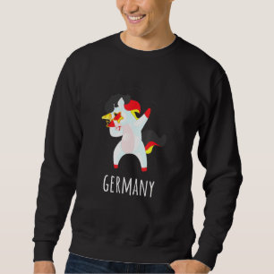 Landvlaggen Unicorn-Design - Dabbing Unicorn Ge Trui