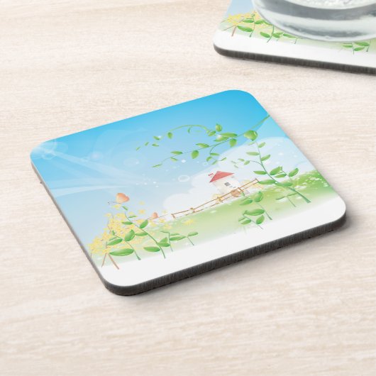 Landvlucht Drankjes Onderzetter (Linkerzijde)