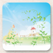 Landvlucht Drankjes Onderzetter (Voorkant)