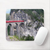 Landwasser Viaduct in Zwitserland Muismat (Met muis)