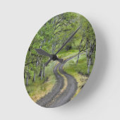 Landweg door bomen, Oregon Ronde Klok (Hoek)