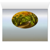 Landweg in de Herfst (Binenzijde Horizontaal (Onderkant))