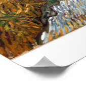 Landweg in Provence 's nachts door Van Gogh Poster (Hoek)