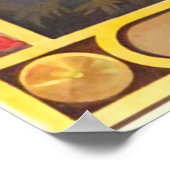 Landweg nabij Lac Leman, Suisse Poster (Hoek)