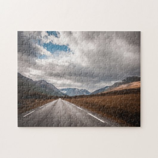 Landweg Noorwegen Legpuzzel (Horizontaal)