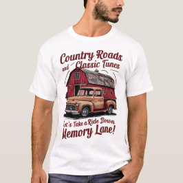 Landwegen en klassieke muziek t-shirt