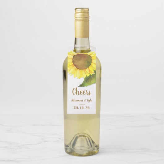 Landwijn Zonnebloem Wijn Flessenhanger (Op fles)