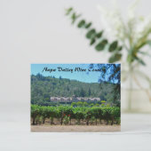 Landwijnbouw Napa Valley Land Briefkaart (Staand voorkant)