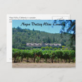 Landwijnbouw Napa Valley Land Briefkaart (Voorkant / Achterkant)