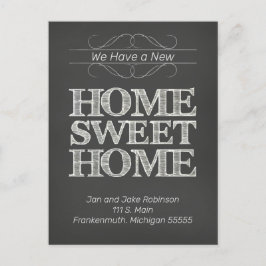 Landwijziging van adresaankondiging briefkaart