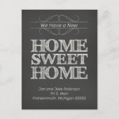 Landwijziging van adresaankondiging briefkaart (Voorkant)