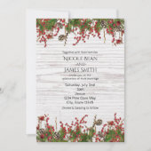 Landwintervakantiebessen en -bonnen kaart (Voorkant)