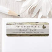 Landwoudheartbruiloft Etiket (Insitu)