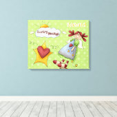 Landzegeldoek Canvas Afdruk (Insitu (Houten vloer))