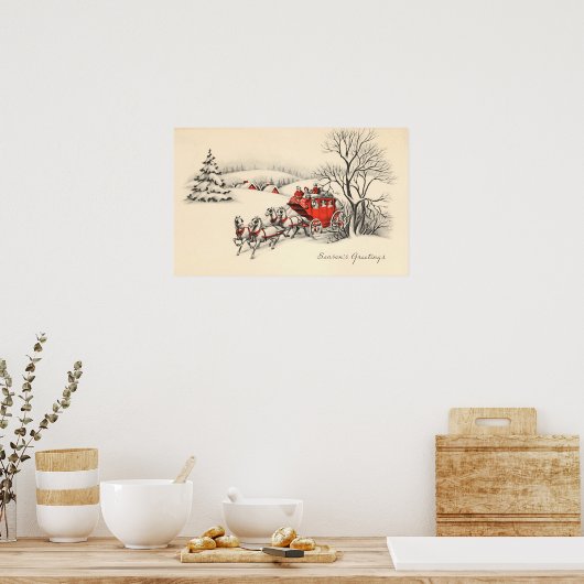  landzijafdrukken poster (Keuken)