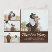 Landzijde bijtende bruiloft sparen het Briefkaart  (Voorkant)