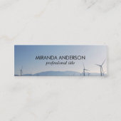 Landzijde windmolens mini visitekaartje (Voorkant)