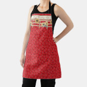 Landzonnebloemen op Bandana Print Custom Schort (Insitu)