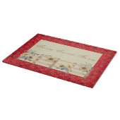 Landzonnebloemen op Bandana Print Custom Snijplank (Hoek)