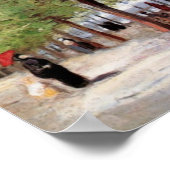 Lane bij de Jardin du Luxembourg, Vincent van Gogh Poster (Hoek)