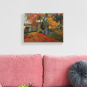 Lane in Alchamps Arles door Paul Gauguin Canvas Afdruk (Insitu (Woonkamer))