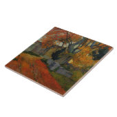 Lane in Alchamps Arles door Paul Gauguin Tegeltje (Zijkant)