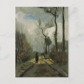 Lane in de herfst, Vincent van Gogh Fine Art Briefkaart (Voorkant)