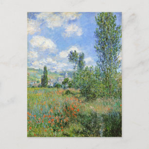 Lane in de Poppy Fields - Claude Monet Briefkaart
