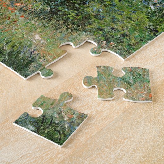 Lane in de Poppy Fields - Claude Monet Legpuzzel (Zijkant)