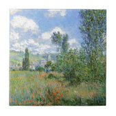 Lane in de Poppy Fields - Claude Monet Tegeltje (Voorkant)