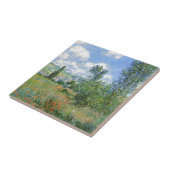 Lane in de Poppy Fields - Claude Monet Tegeltje (Zijkant)