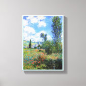 Lane in Poppy Fields Saint-Martin Claude Monet Canvas Afdruk (Voorkant)