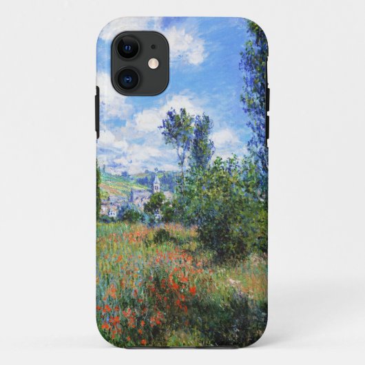 Lane in Poppy Fields Saint-Martin Claude Monet Case-Mate iPhone Case (Achterkant)