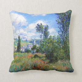 Lane in Poppy Fields Saint-Martin Claude Monet Kussen