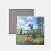 Lane in Poppy Fields Saint-Martin Claude Monet Magneet (Voorkant / Achterkant)