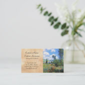 Lane in Poppy Fields Saint-Martin Claude Monet Visitekaartje (Staand voorkant)